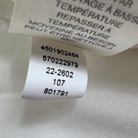 WHITE HOUSE BLACK MARKET The BOOT Womens Sailor Button Flare Pants White Size 10 - Picture 10 of 16